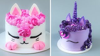 10 Beautiful Cake Decorating Ideas to Impress Your Friends  So Yummy Cake Decorating Compilation [upl. by Oicelem]