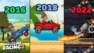 Hill Climb Racing 2 History All Updates 🔥 [upl. by Malan]