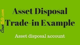 Asset Disposal Fixed Asset Realisation  TradeIn Example [upl. by Chrysa776]