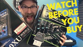 Yamaha MG VS Mackie ProFx  Livestream USB Mixer Smackdown [upl. by Graybill]