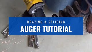 Brazing amp Splicing Auger Line [upl. by Aonian244]