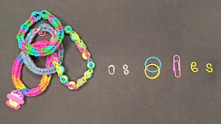 How to Close Finish the Rubber Band FRIENDSHIP BRACELET  With or without SC clip  7 EASY IDEAS [upl. by Nrubua]