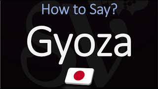 How to Pronounce Gyoza CORRECTLY [upl. by Nnaytsirk]