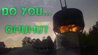 Ohuhu Stainless Steel Wood Gasifier Stove  First Burn [upl. by Air292]