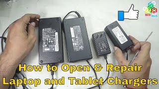 How to Open amp Repair Laptop and Tablet Chargers [upl. by Alesandrini]