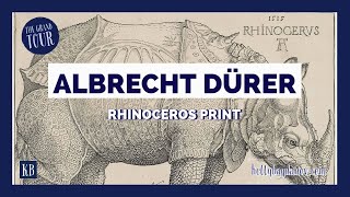 Albrecht Dürer  Rhinoceros Print [upl. by Idorb879]