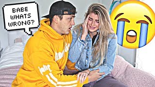 Randomly CRYING Prank On Fiance Cute Reaction [upl. by Oys]