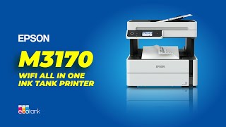 Epson EcoTank Monochrome M3170 WiFi All in One Ink Tank Printer  Smart Technologies  Epson [upl. by Ennoval208]