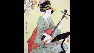 Traditional Japanese music  shamisen 三味線 [upl. by Oidualc913]