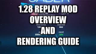 Beat Saber 128  Quest 2  Replay Mod Overview  Rendering Guide [upl. by Asertal903]