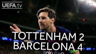 TOTTENHAM 24 BARCELONA UCL HIGHLIGHTS [upl. by Perrins]