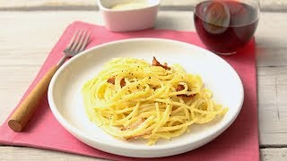 Pasta Carbonara Martha Stewart [upl. by Aral415]