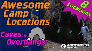 Awesome Camp Locations with Caves and Overhangs  Fallout 76 [upl. by Nylecyoj784]