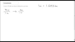 Conversions  Mph to kmh [upl. by Ragse]