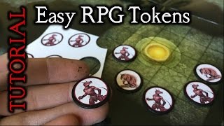 DIY DampD Monster Tokens  Fast Easy amp Cheap [upl. by Nwahsiek]