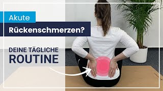 Akute Rückenschmerzen ➡️ 5 Übungen für maximale Entspannung  10 Minuten täglich [upl. by Llerod360]