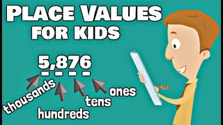 Place Values For Kids  Ones Tens Hundreds Thousands [upl. by Prader192]