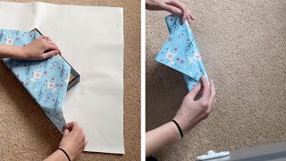 How To Wrap A Gift Without Tape [upl. by Yreneh411]