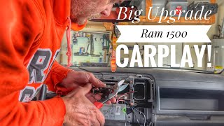 2016 Ram 1500 Upgrade Radio to support CarPlay [upl. by Yenaj827]