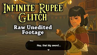 Infinite Rupees Glitch BotW  Raw Unedited Footage READ DISCRIPTION [upl. by Bechler26]