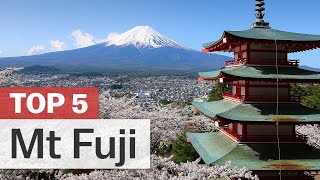 Top 5 Things to do Around Fuji  japanguidecom [upl. by Anaynek]