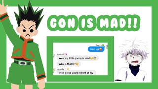 Why Is Gon MadHxH Text Ft Hisoka and Illumi 🙃✌️ [upl. by Halyk]