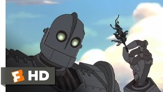 The Iron Giant 510 Movie CLIP  Giant Problems 1999 HD [upl. by Yhpos48]