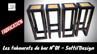 Tabouret Bar 01 SottilDesign [upl. by Atilehs998]