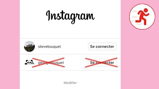 Supprimer la connexion à un compte Instagram compte mémorisé sur son profil [upl. by Nikolas]