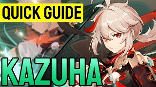 6 Minute Guide to Kazuha  Genshin Impact [upl. by Schuler761]