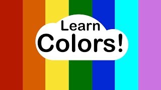 Learn Colors for Toddlers and Preschoolers  Names of Colors  Colours in English [upl. by Elohcan]