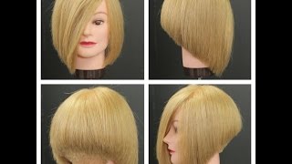 Stacked Bob Haircut Tutorial [upl. by Nita258]