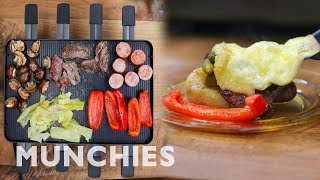 How To Make A Cheesy Raclette Dinner Spread [upl. by Ettevi]