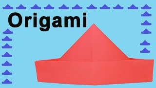 Origami Como Hacer Un Sombrero De Papel [upl. by Yssep373]