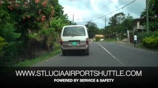 Airport Transfer From Hewanorra Airport UVF to Castries Rodney Bay Gros Islet Cap Estate [upl. by High904]