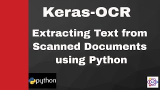 Keras OCR  Reading Text from Images and Custom Models using Python [upl. by Rogerson538]