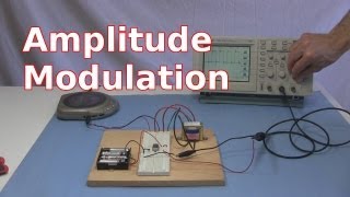 Amplitude Modulation with Simple AM Radio Transmitter [upl. by Fates]