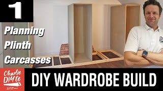 DIY Fitted Wardrobe Build with Basic Tools  Video 1  PLINTH amp CARCASSES [upl. by Ahmar]