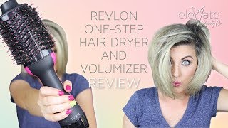 REVLON VOLUMIZING HAIR DRYER 🌟 OneStep Volumizer Hair Dryer Salon Pro Collection Review [upl. by Abbi133]