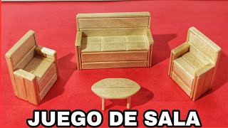 como hacer muebles para maquetas [upl. by Aruasor]