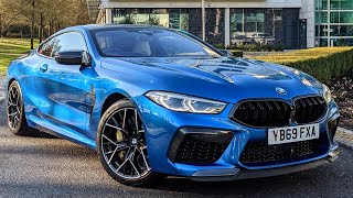 2021 BMW M8 Competition Review  625hp Coupe amp Convertible  Joe Achilles [upl. by Sialac]