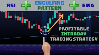 Profitable Intraday Trading Strategy Engulfing Pattern  RSI  EMA [upl. by Arved]