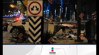 El trágico accidente del BMW sobre Paseo de la Reforma  Imagen Noticias con Francisco Zea [upl. by Broida320]