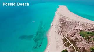 Kassandra Halkidiki Greece  7 Most Beautiful Beaches HD [upl. by Charmion]