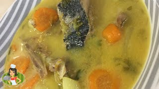 Caldo de Cabeza de Pescado  Cocinar Fácil [upl. by Adele]