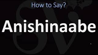 How to Pronounce Anishinaabe CORRECTLY [upl. by Airogerg]