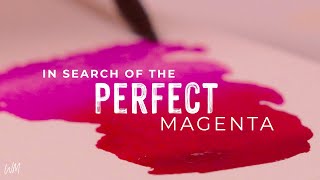 In Search of the Perfect Watercolor Magenta [upl. by Ahseile407]