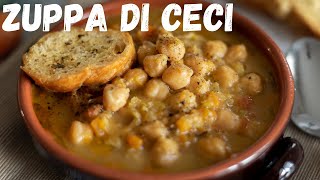 Zuppa cremosa di ceci  Gustosa e salutare [upl. by Raff]