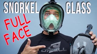 Learn to use Full Face Snorkel Mask safely [upl. by Piper]