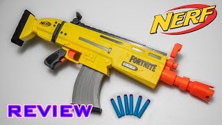 REVIEW Nerf Fortnite ARL  Stryfe Reskin [upl. by Casilda344]